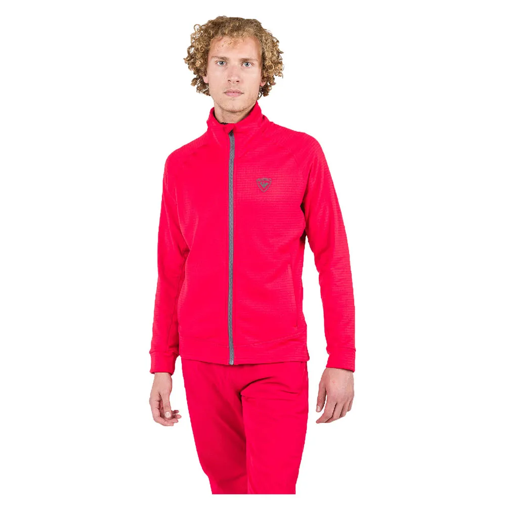 

Флис Rossignol Blackside full zip, розовый/красный