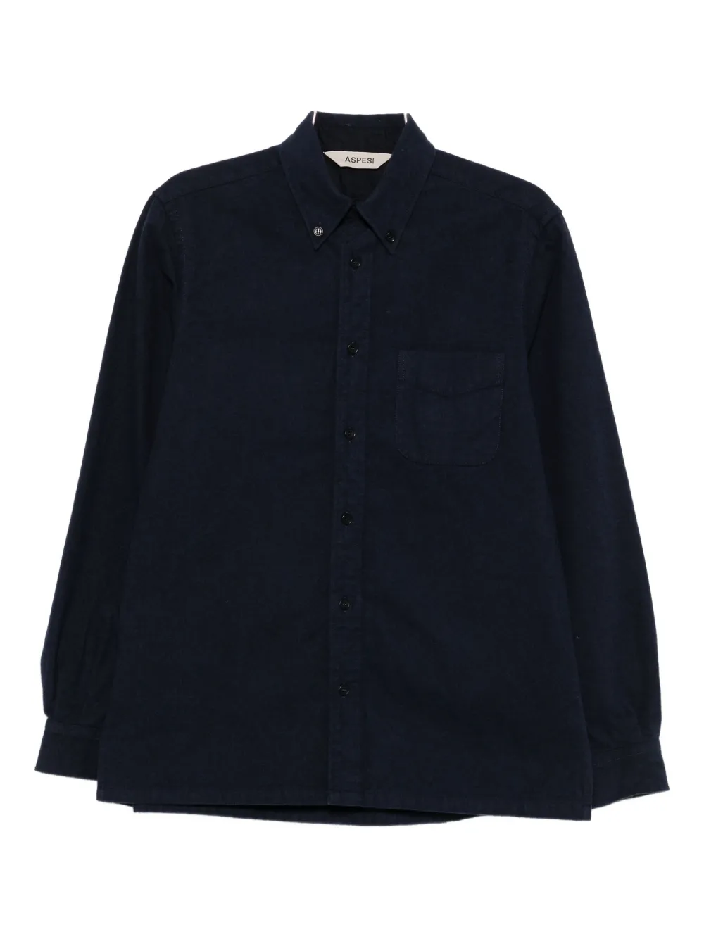 

Рубашка с длинными рукавами и застежкой на пуговицы ASPESI, синий