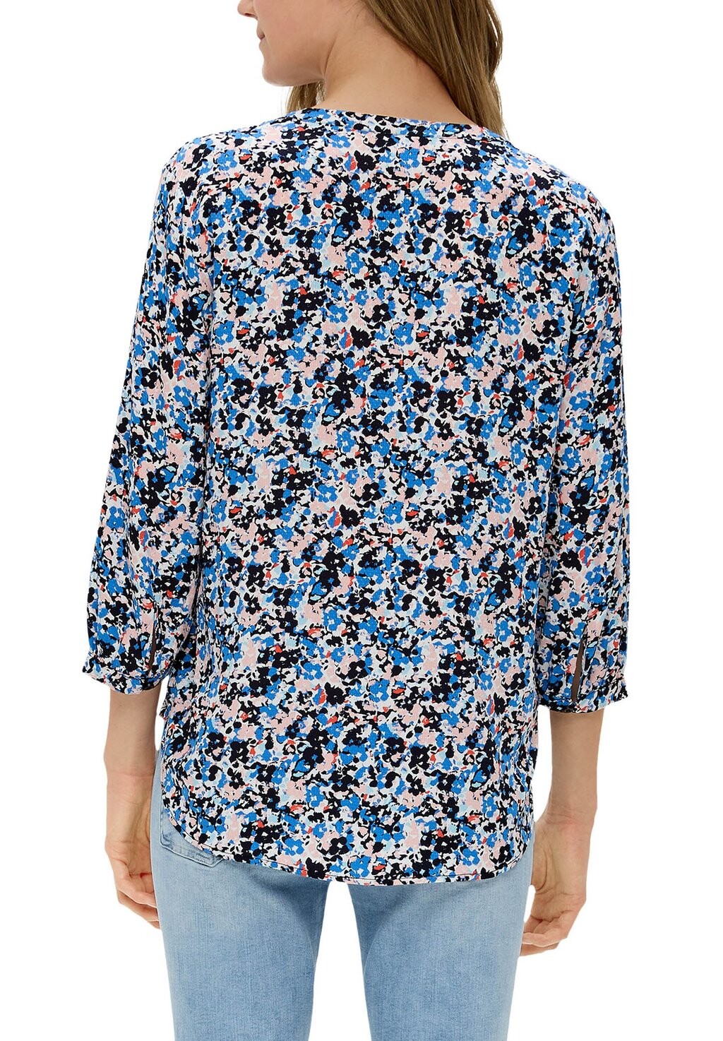 

Блуза MIT ALL-OVER s.Oliver, темно-синий