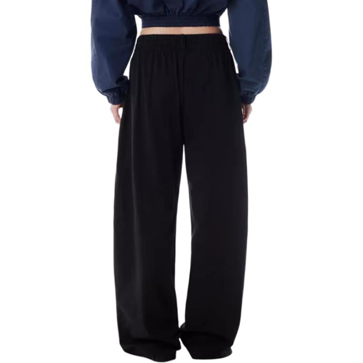 SS25 Вязаные спортивные штаны женские Alexander Wang, черный — фото 3