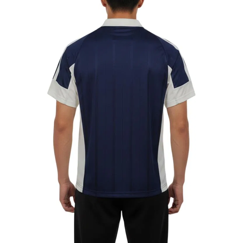 Футболка Adidas Men's Navy Blue Lapel Moderate — фото 3
