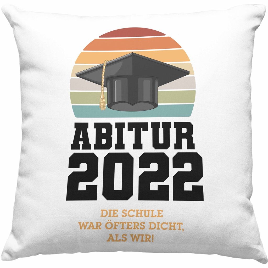 

Тренд - Abitur 2022 Пройдена Подарочная декоративная подушка с наполнителем 40х40 на расстоянии Идея подарка Пройдена Abitur Чаще запечатана (Зеленый) Trendation