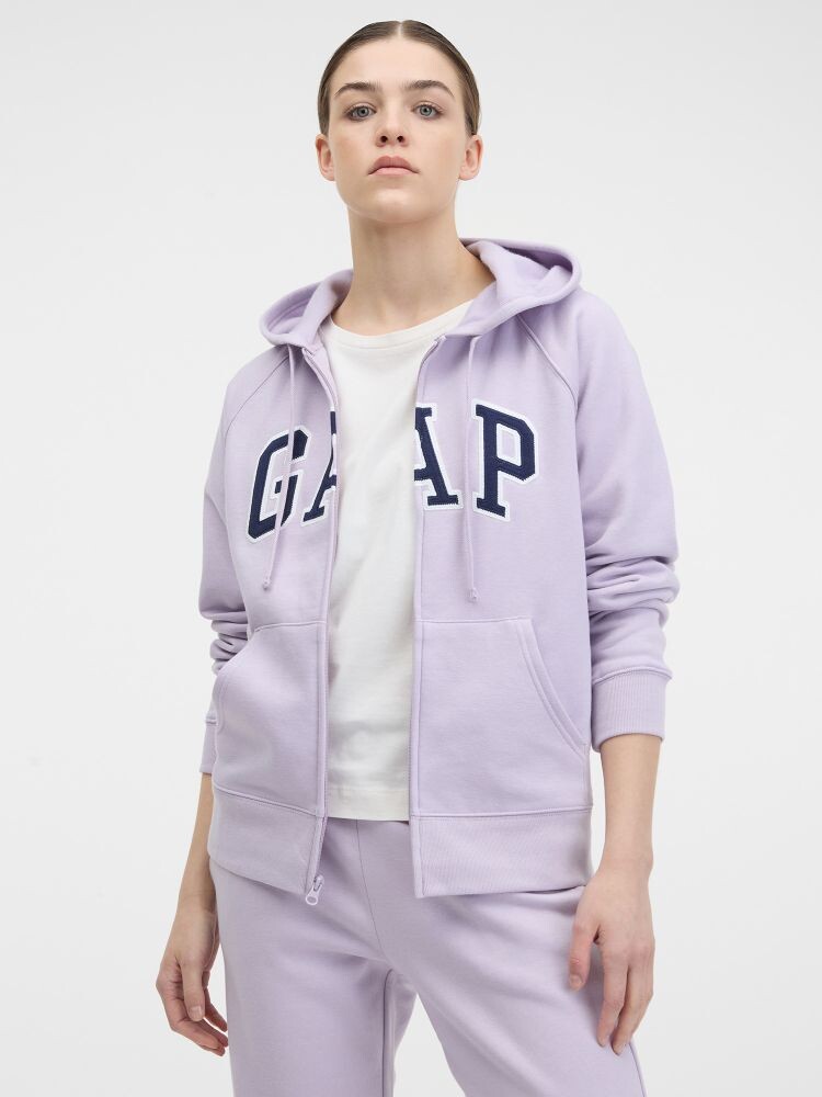 

Толстовка с логотипом и флисом Gap, фиолетовый