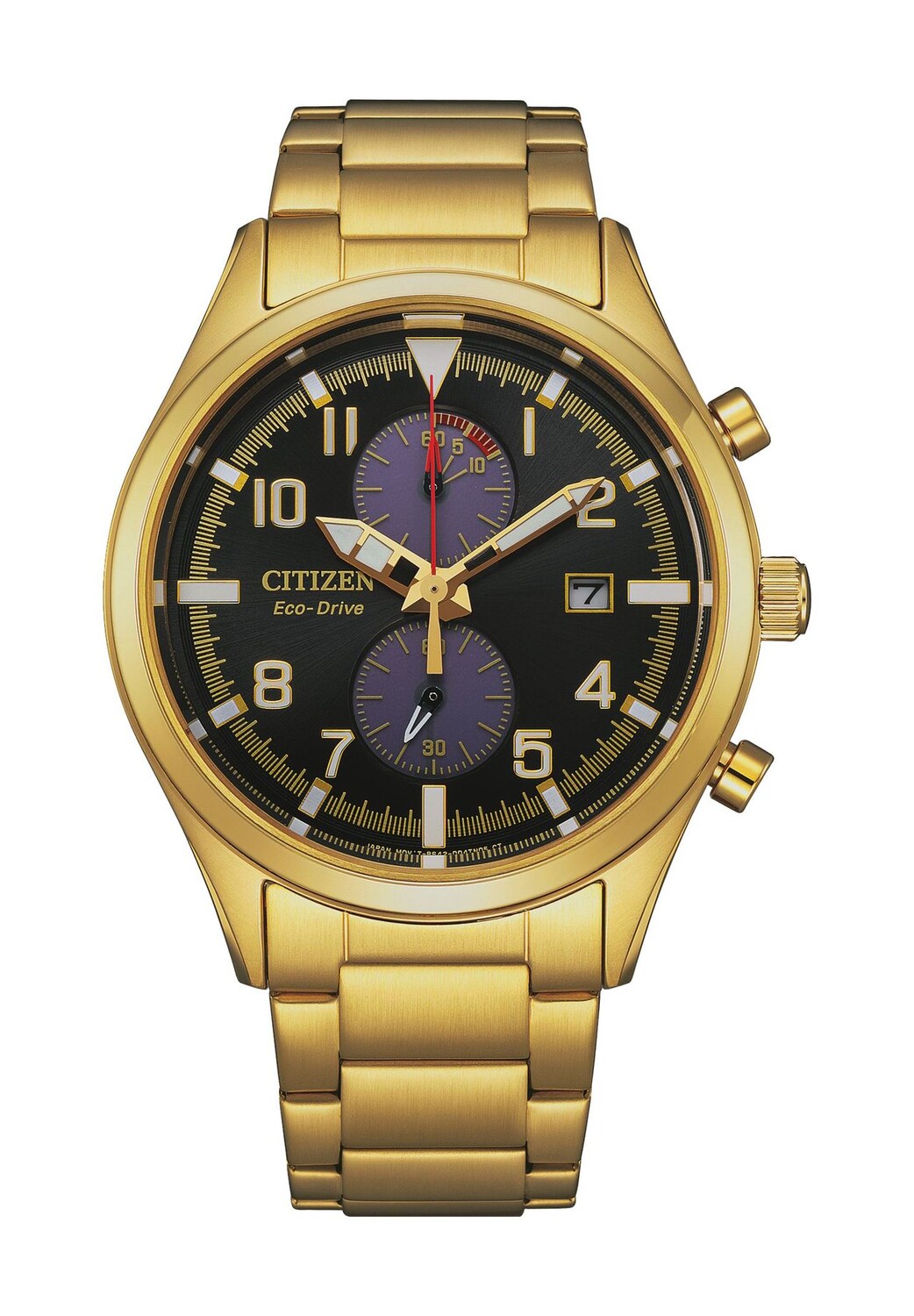 

Мужской хронограф CITIZEN, цвет Gold Schwarz