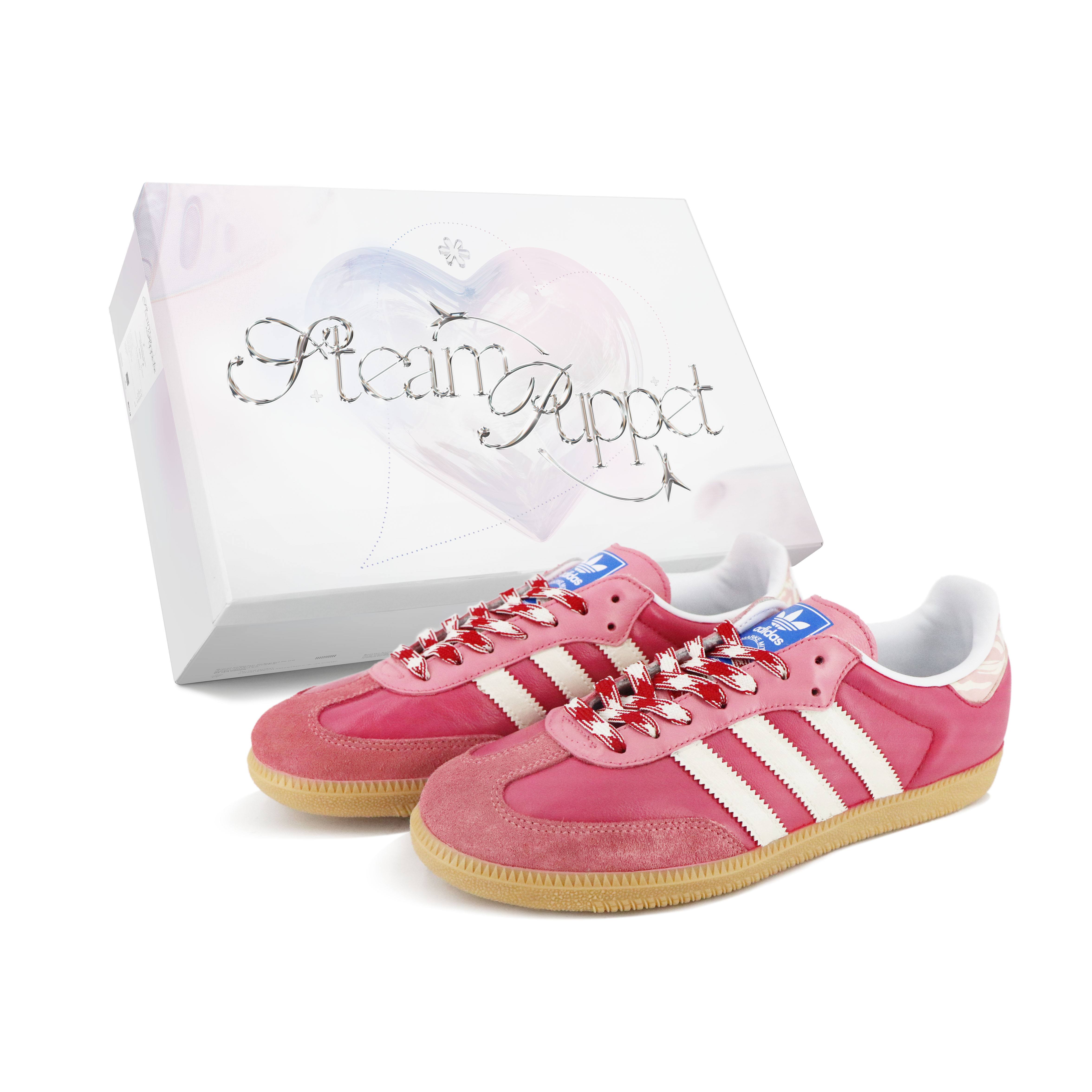 

Кроссовки adidas originals SAMBA OG Skateboarding Shoes Unisex Low-top Red/white/pink, цвет Strawberry Bear