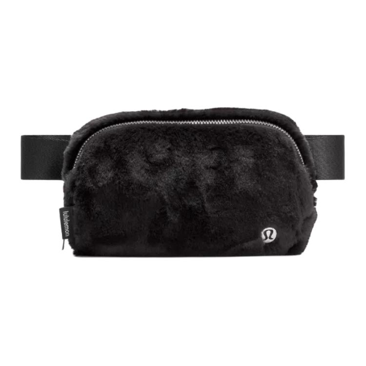 

Lululemon Повседневная плюшевая поясная сумка Unisex Black