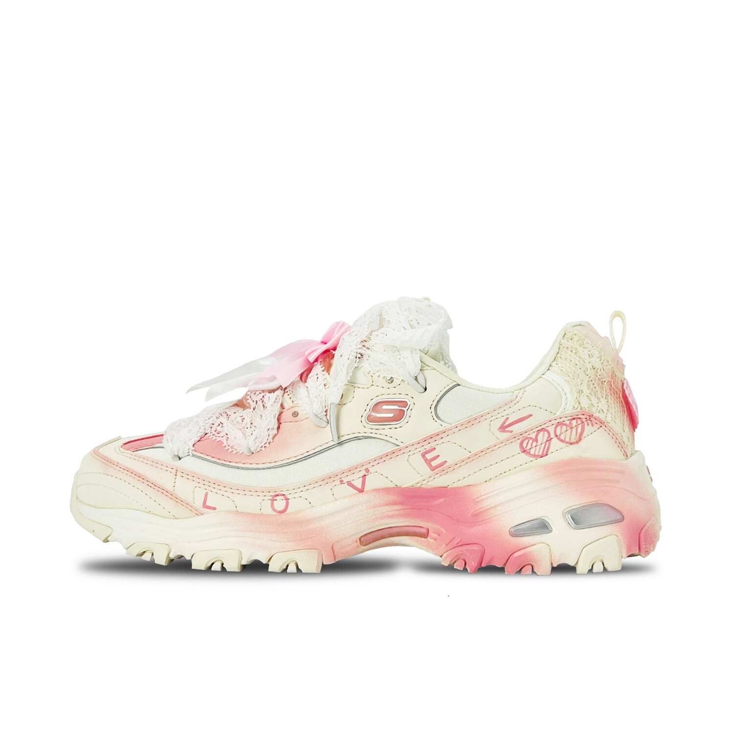 

Кроссовки Skechers D"LITES 2.0 Chunky Sneakers Women's Low-top Pink, розовый