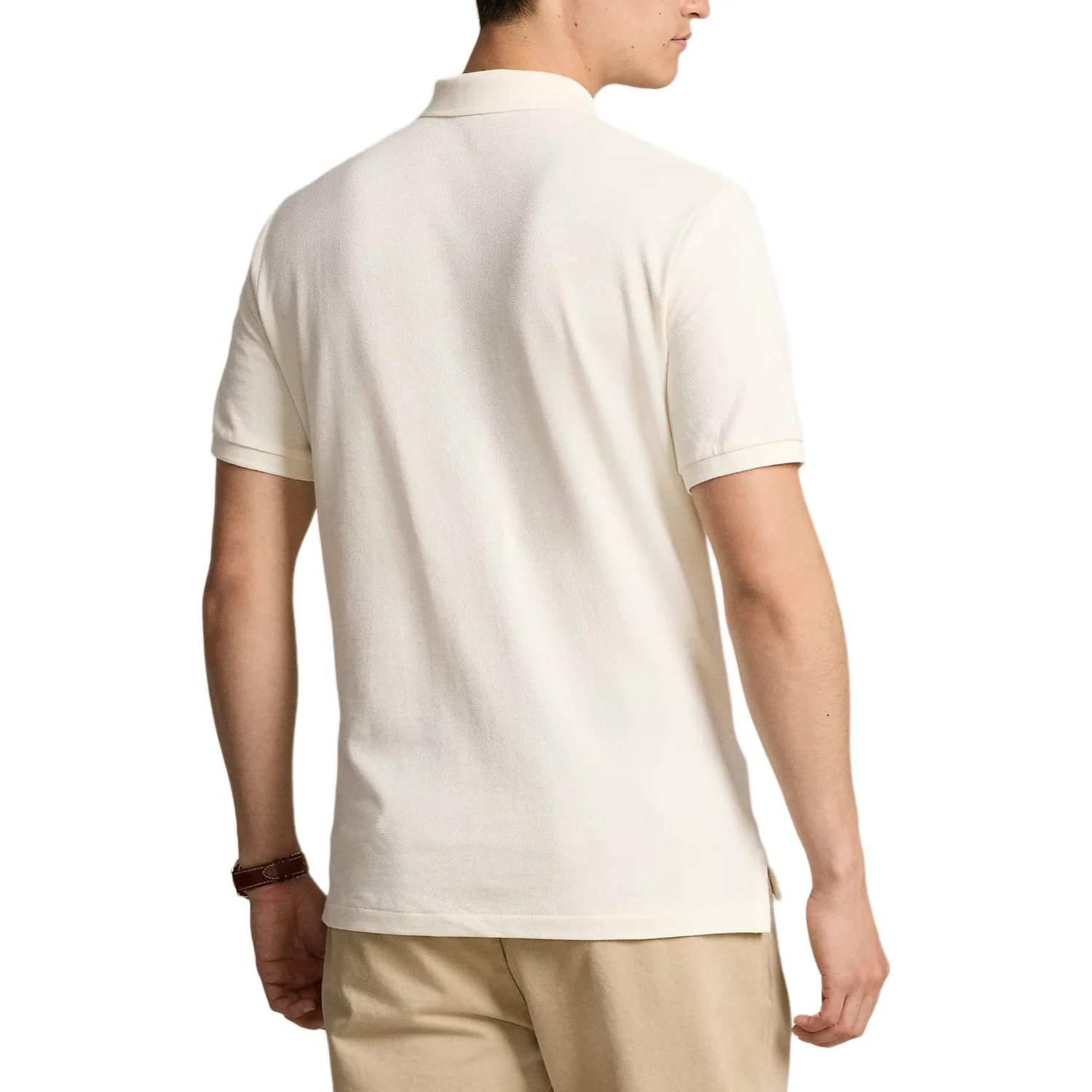 Polo Ralph Lauren Поло мужское cream — фото 4