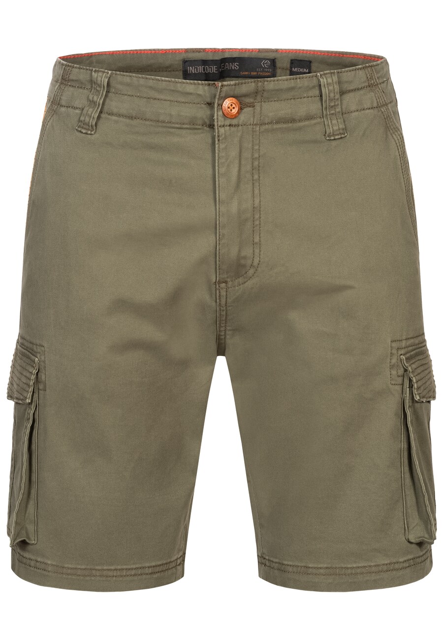 

Обычные брюки-карго INDICODE JEANS Solupe, хаки