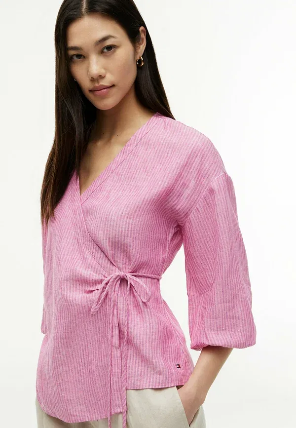 Блуза Tommy Hilfiger, розовый — фото 4