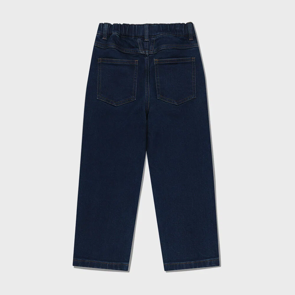 Детские джинсы X-Pocket Tapered, тёмно-синие, от Marithé Kids — фото 3