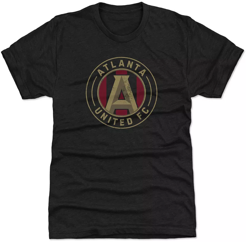 

Винтажная черная футболка Atlanta United для взрослых 500 Level