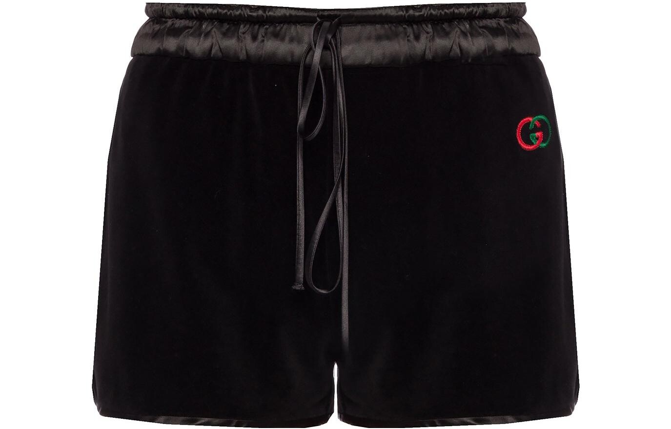 

Шорты женские Gucci с логотипом, черный