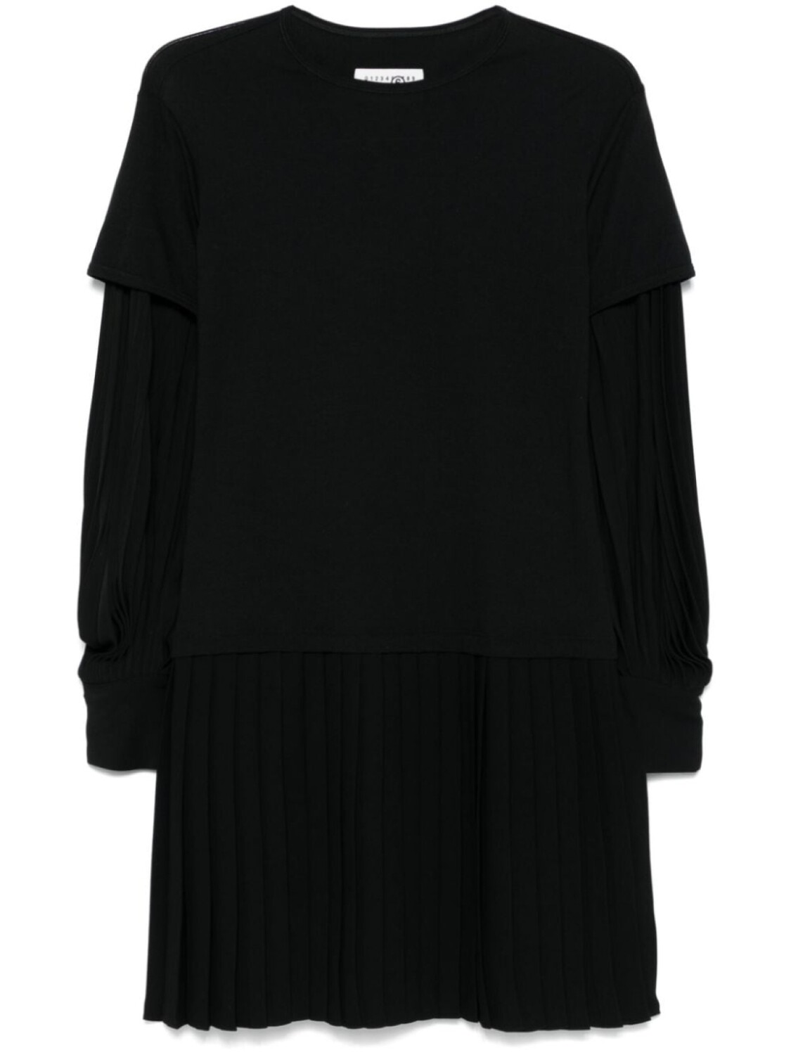 

MM6 Maison Margiela многослойное платье мини, черный