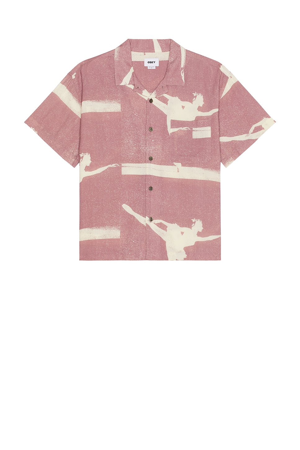 

Jacques тканая рубашка Obey, mauve multi