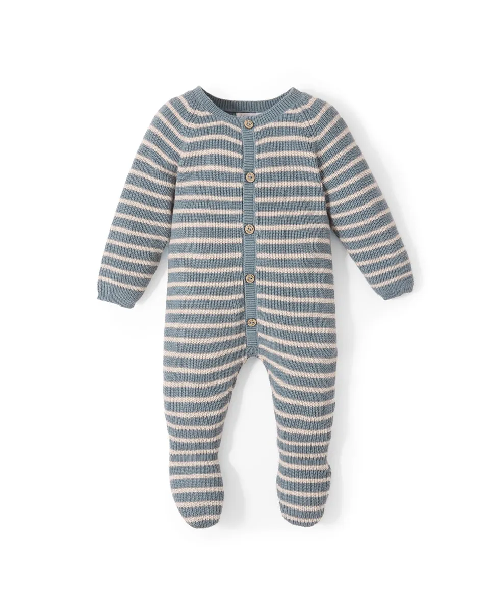 

Комбинезон в полоску Sfera, синий