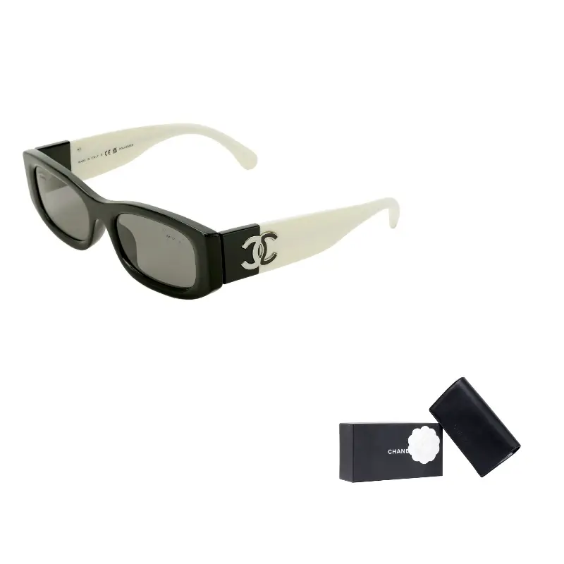 

CHANEL Неправильной формы солнцезащитные очки унисекс черные, Black, Asia Version, Europe Version, Random Shipment