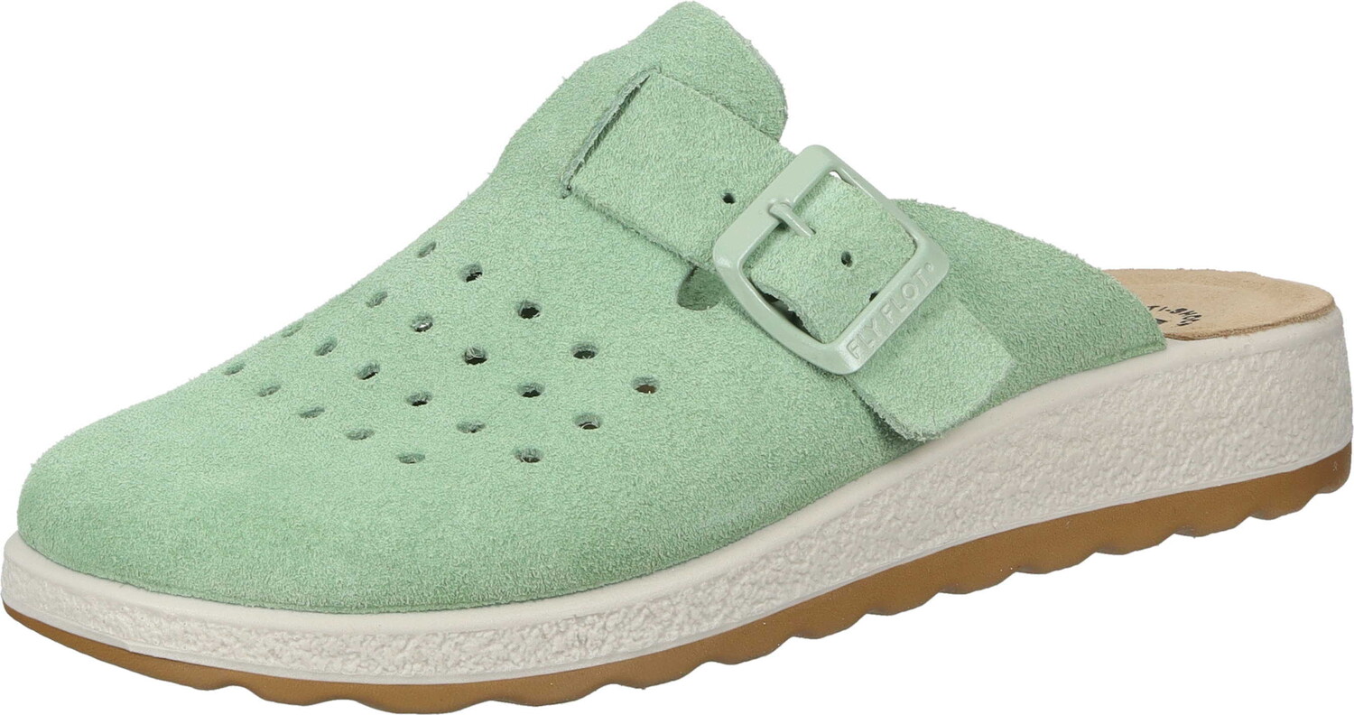 Сабо FlyFlot Clogs ohne Absatz, зеленый