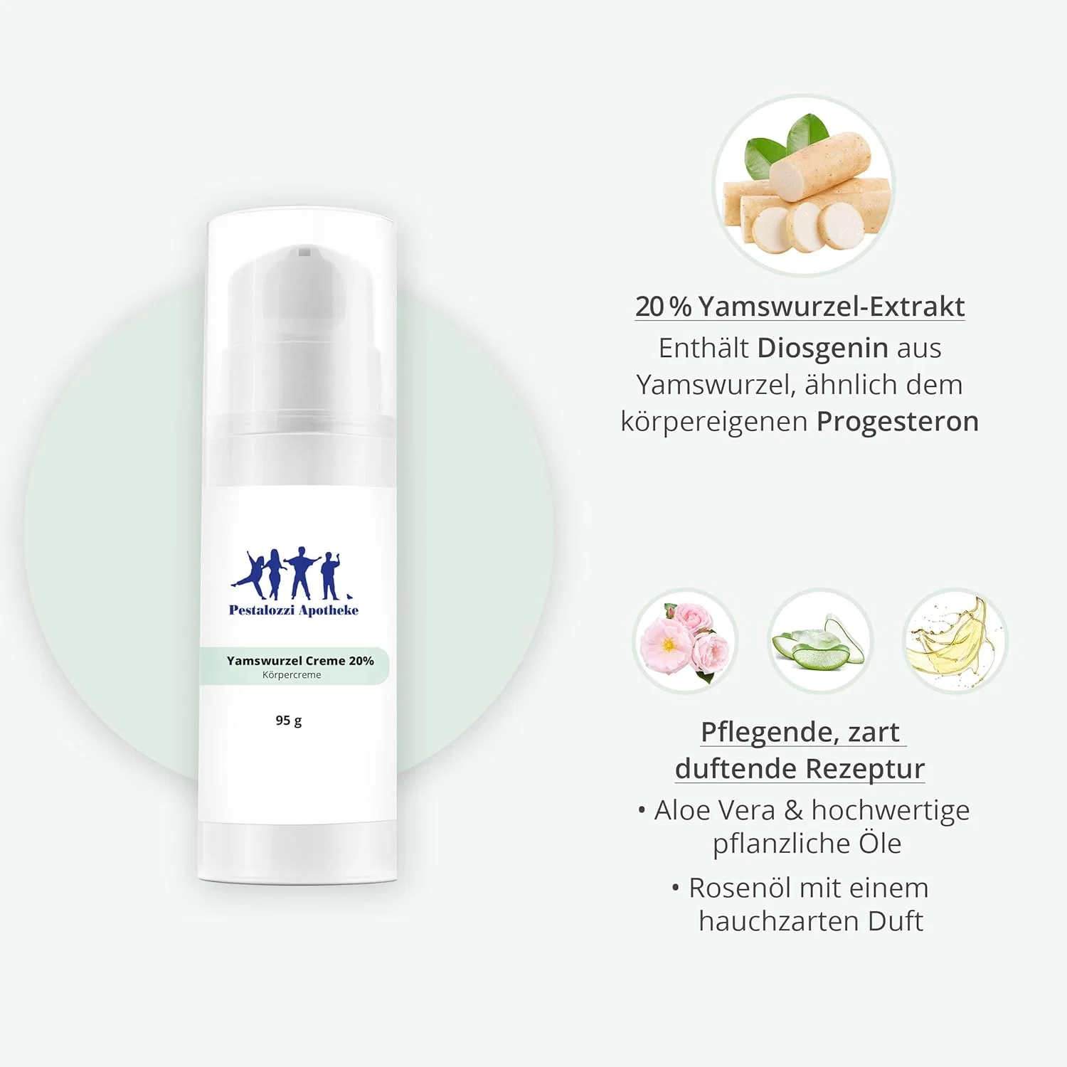 Крем для кожи с экстрактом дикого ямса 20% от Pestalozzi Apotheke Pestalozzi Apotheke — фото 2