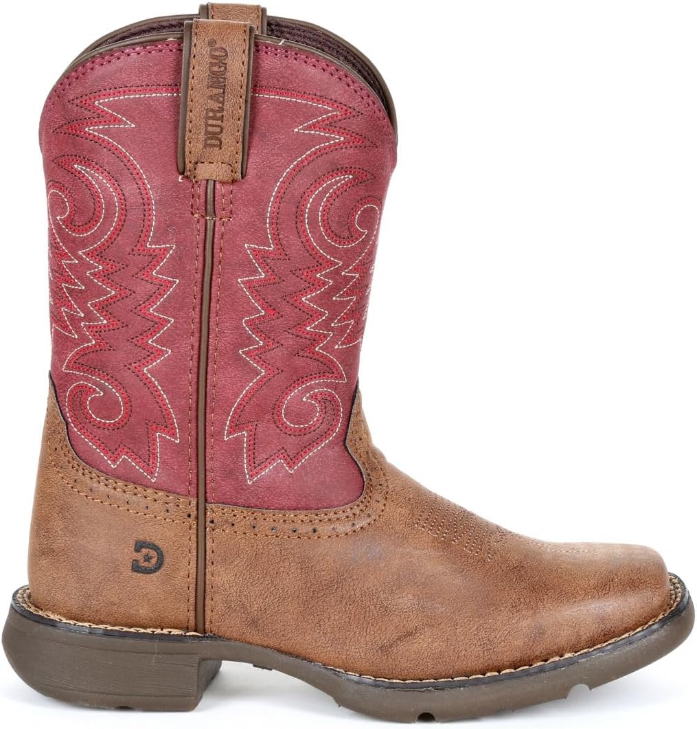 

Детские западные сапоги Durango Lil Big цвета бриар ред, красный