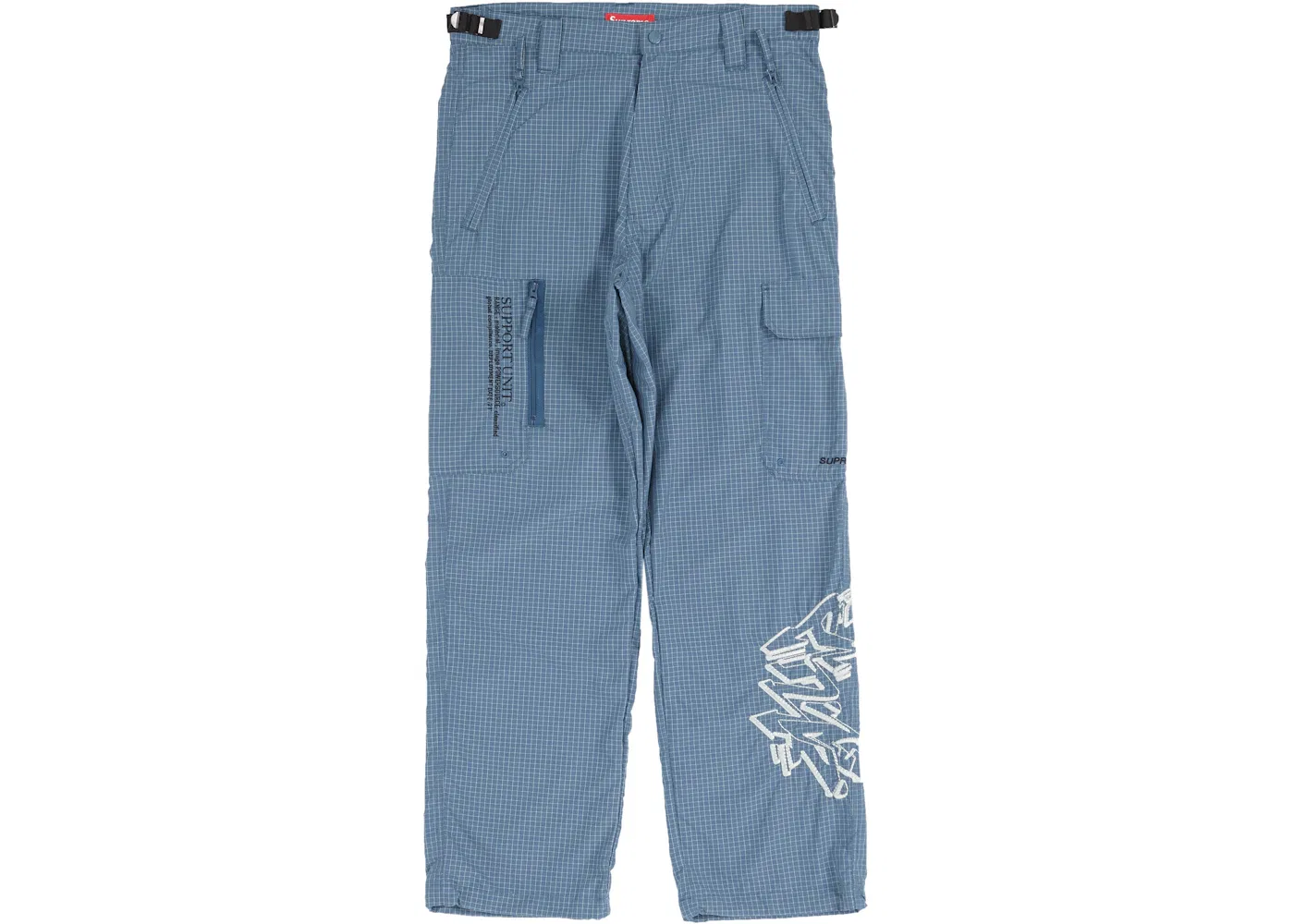 Мужские штаны с принтом Supreme Support Unit Nylon Ripstop Pant, Teal