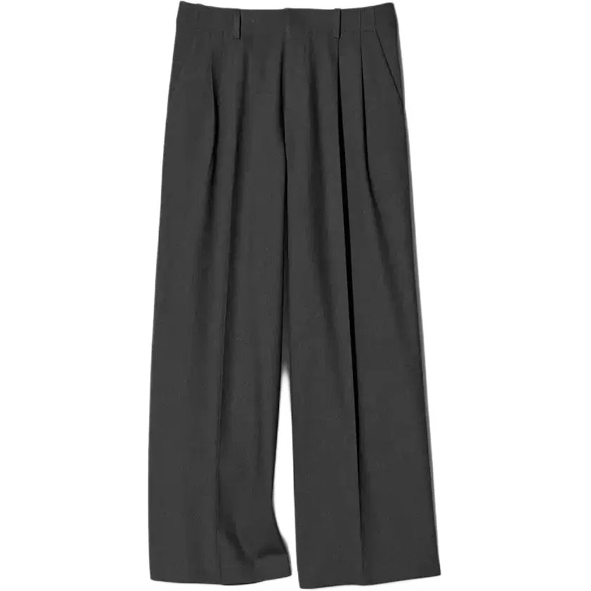 Универсальные брюки с широкой штаниной UNIQLO, Dark Gray