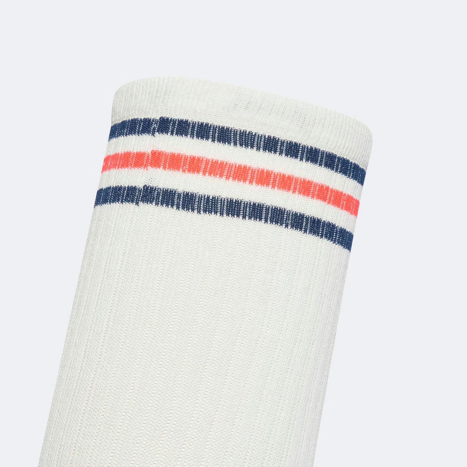 Мужские гольфы спортивные с тремя полосками Adidas Originals, Off White/Night Indigo — фото 3