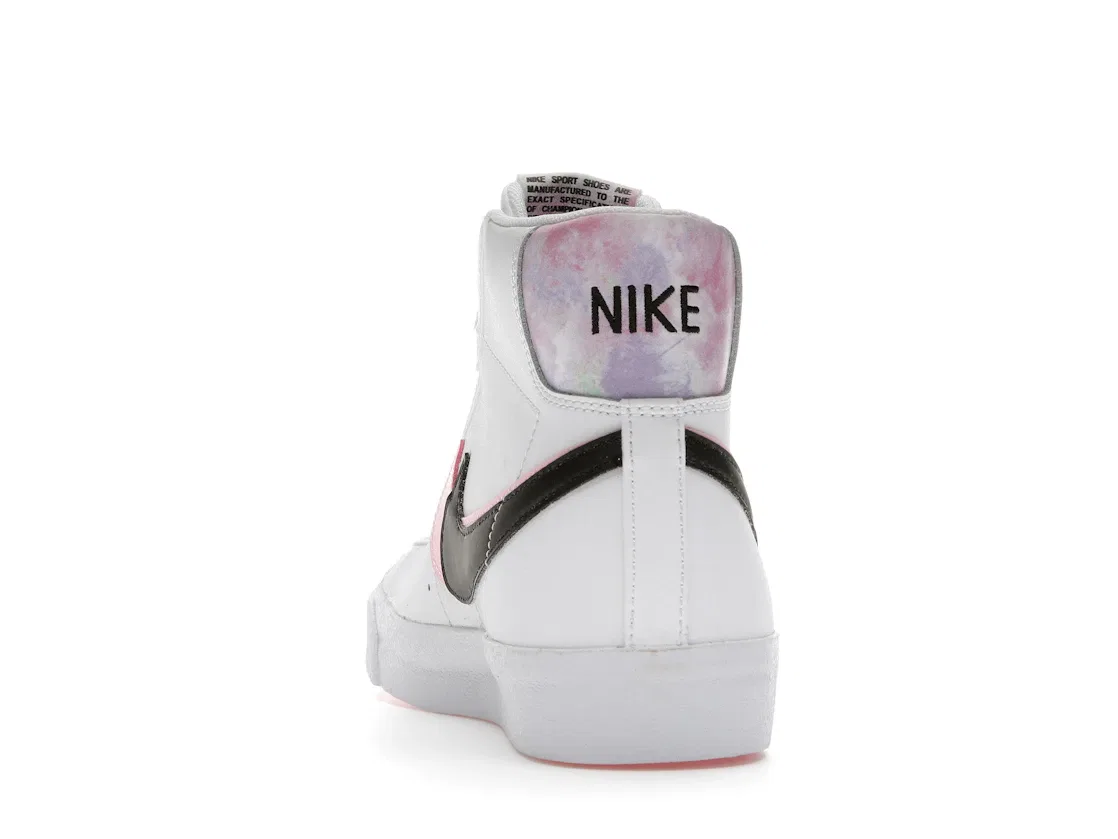 Детские кроссовки Lifestyle с высоким верхом Nike Blazer Mid 77, White/Arctic Punch/Black — фото 4