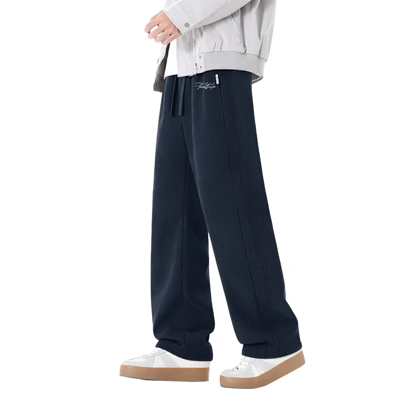 Детские брюки свободного кроя Chenille Curved Blade Pants Tonlion, Khaki — фото 3