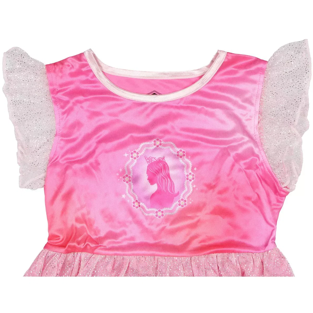 Детская ночная сорочка для девочек с коротким рукавом Sparkle Wicked, Цвет Pink — фото 4