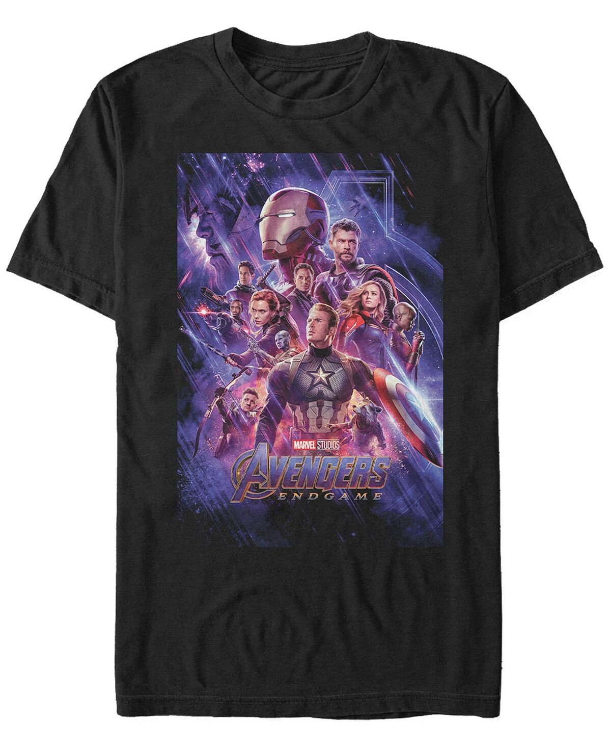 

Мужской постер marvel "мстители эндшпиль галактика", футболка с коротким рукавом Fifth Sun, черный