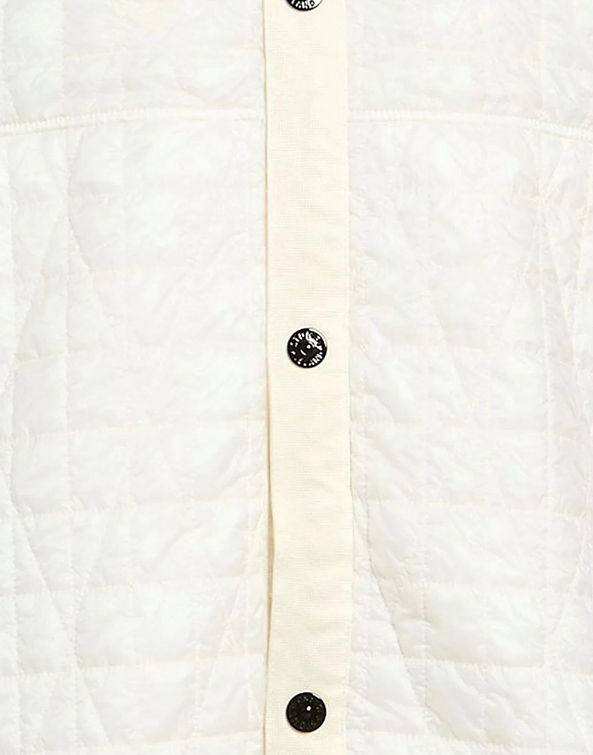 Мужская стеганая куртка с капюшоном Stone Island, кремовый — фото 4