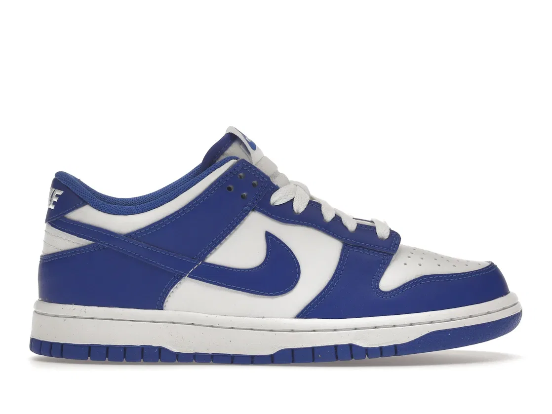 Детские кроссовки с низким вырезом Nike Dunk Low, Racer Blue/White/Racer Blue