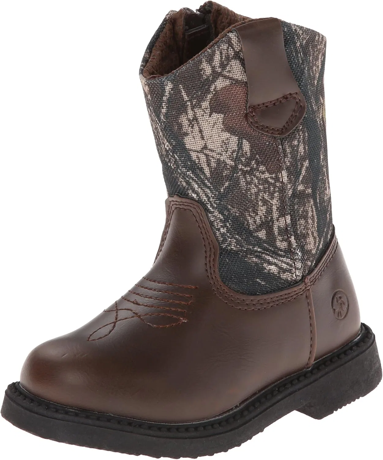 Детские ботинки для девочек с принтом Northside Partner Cowboy Boot Northside, Brown Camo