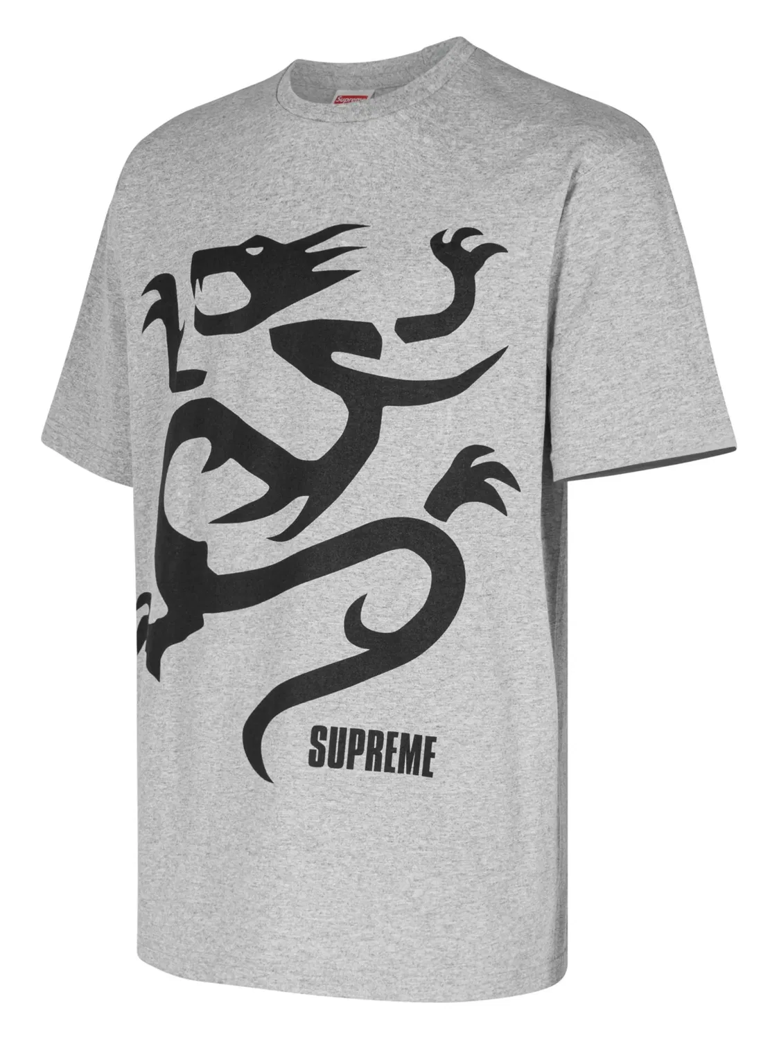 Supreme Футболка Mobb Deep Dragon серый — фото 3