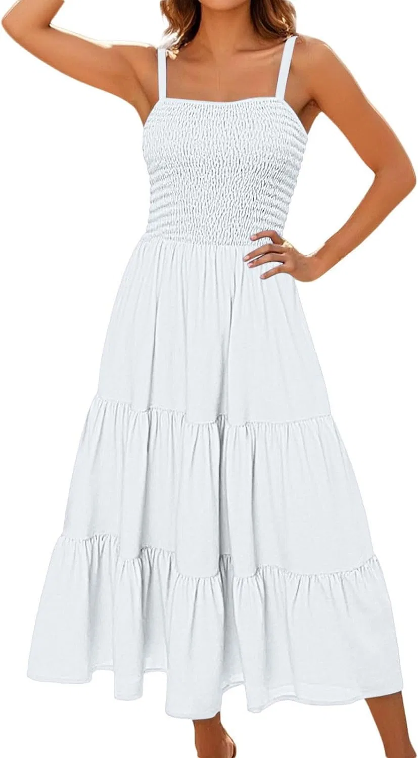 Женское коктейльное платье с пайетками Sdwingk, White