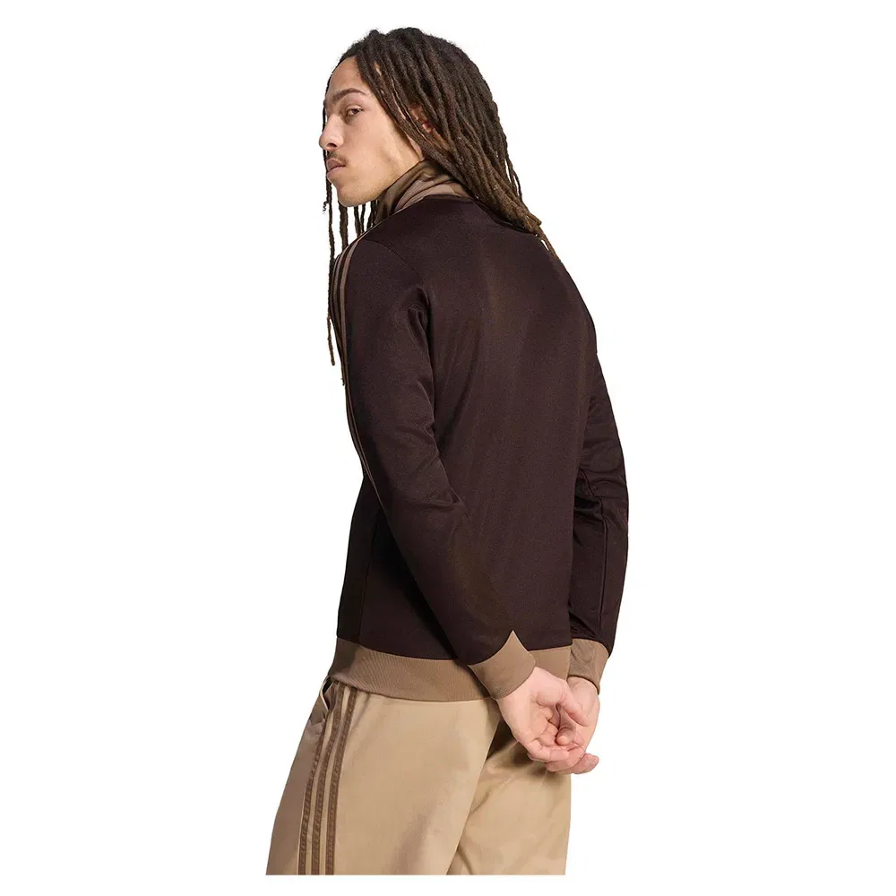 Мужской свитшот с молнией Franz Beckenbauer Classic Adidas Originals, Brown — фото 2