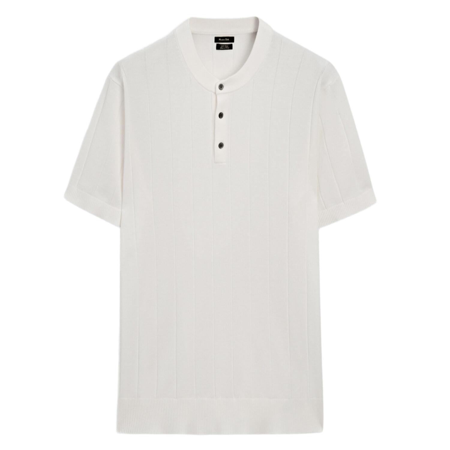 

Футболка-поло Massimo Dutti Short sleeve ribbed knit, кремовый, Белый, Футболка-поло Massimo Dutti Short sleeve ribbed knit, кремовый