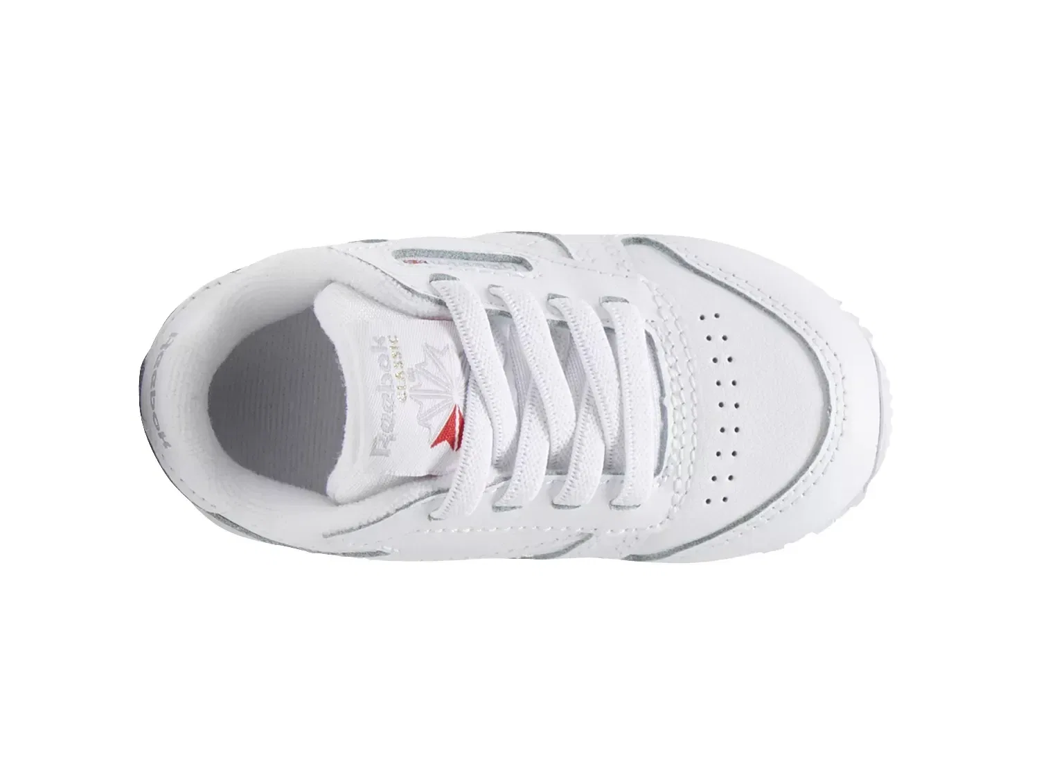 Кроссовки Reebok Classic Leather Slip-On для мальчиков, белый — фото 4