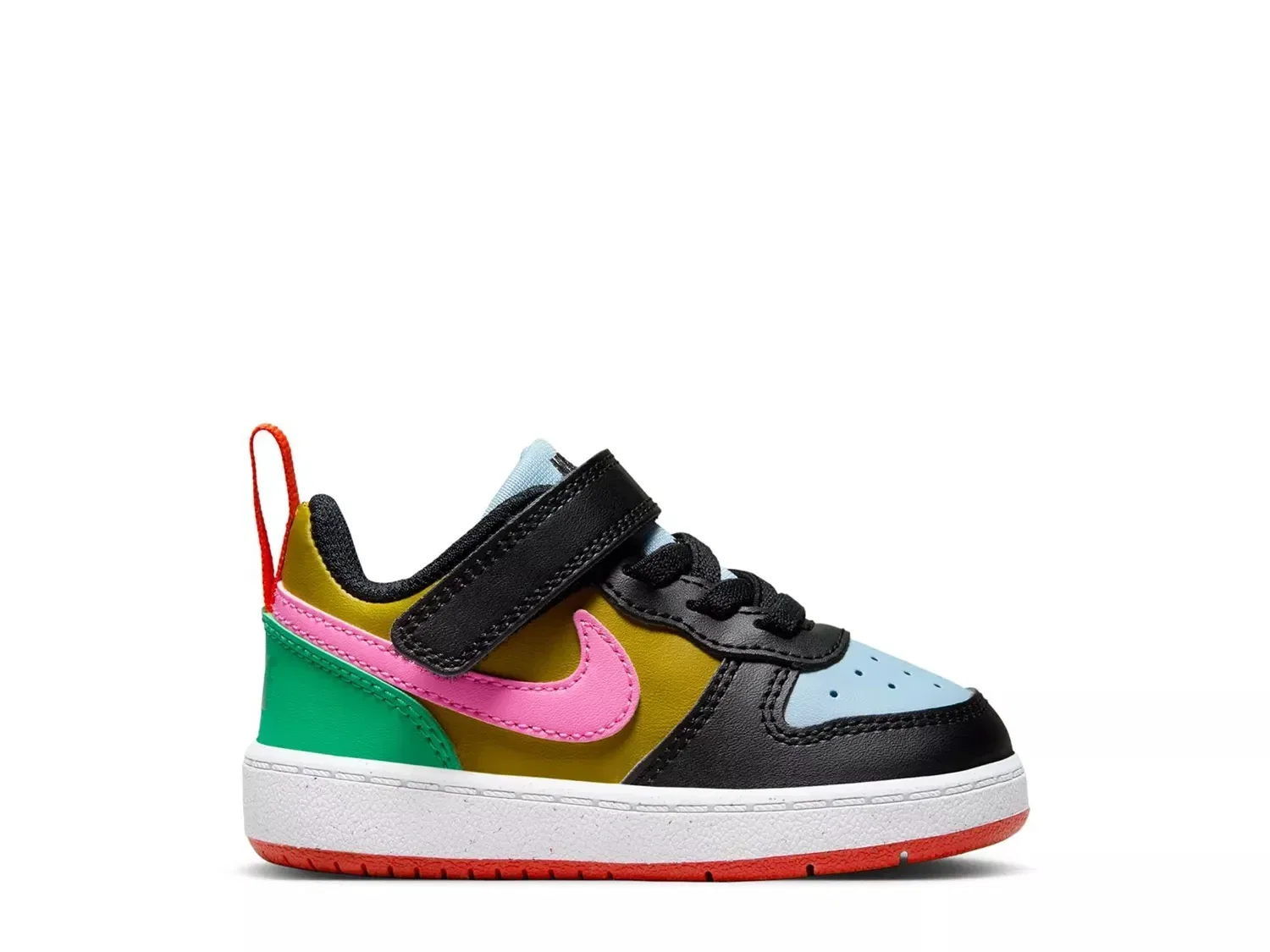 Кроссовки детские Nike Court Borough Low Recraft, мультиколор
