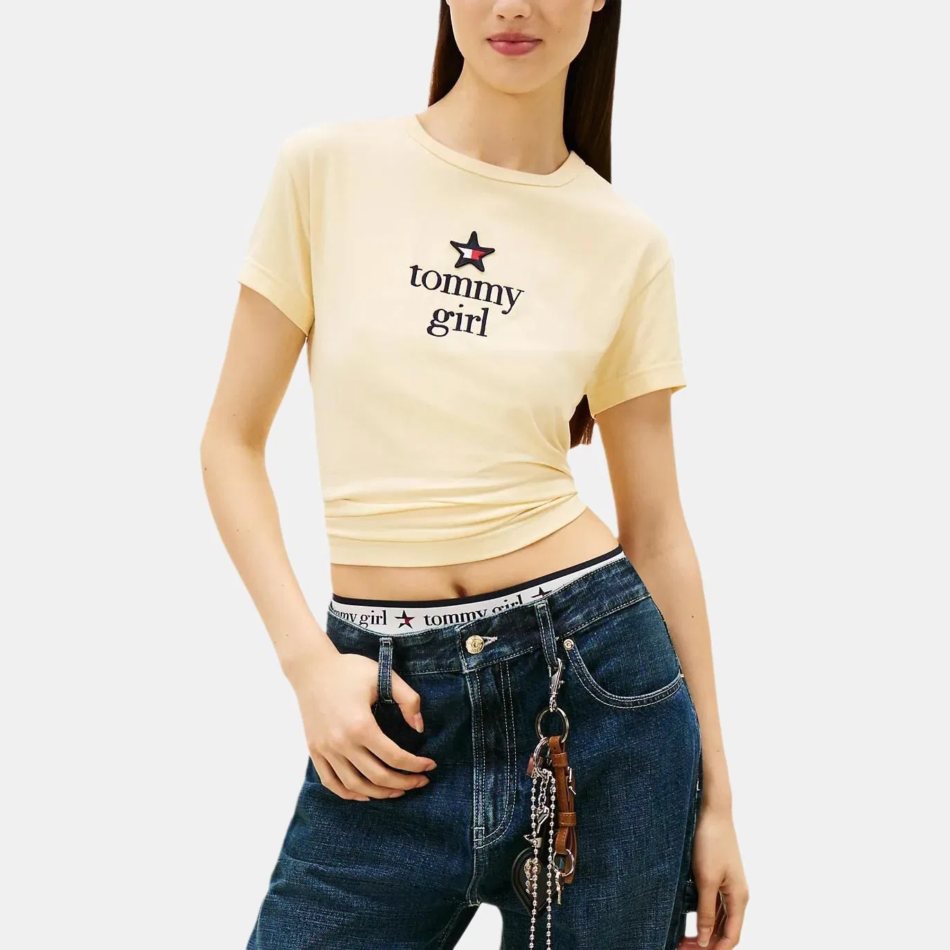 Женская футболка с круглым вырезом Eggnog Jelly Tommy Hilfiger, Eggnog Jelly — фото 4