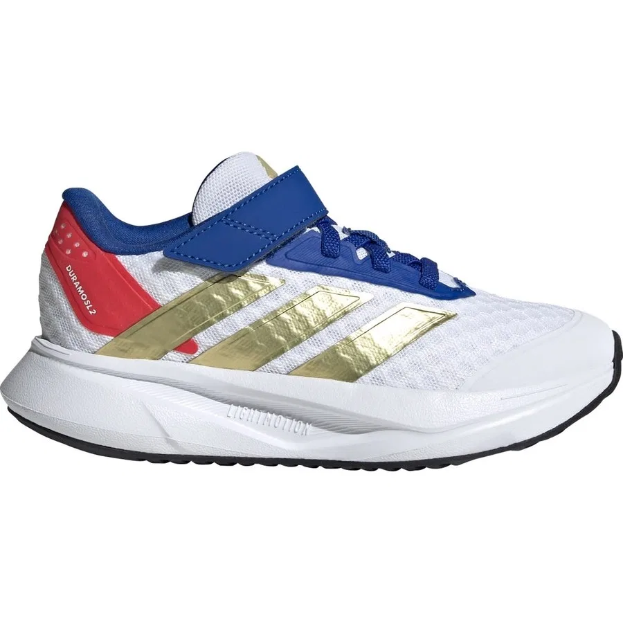 Детские кроссовки с эластичными шнурками и липучками Duramo SL2 adidas, Белый
