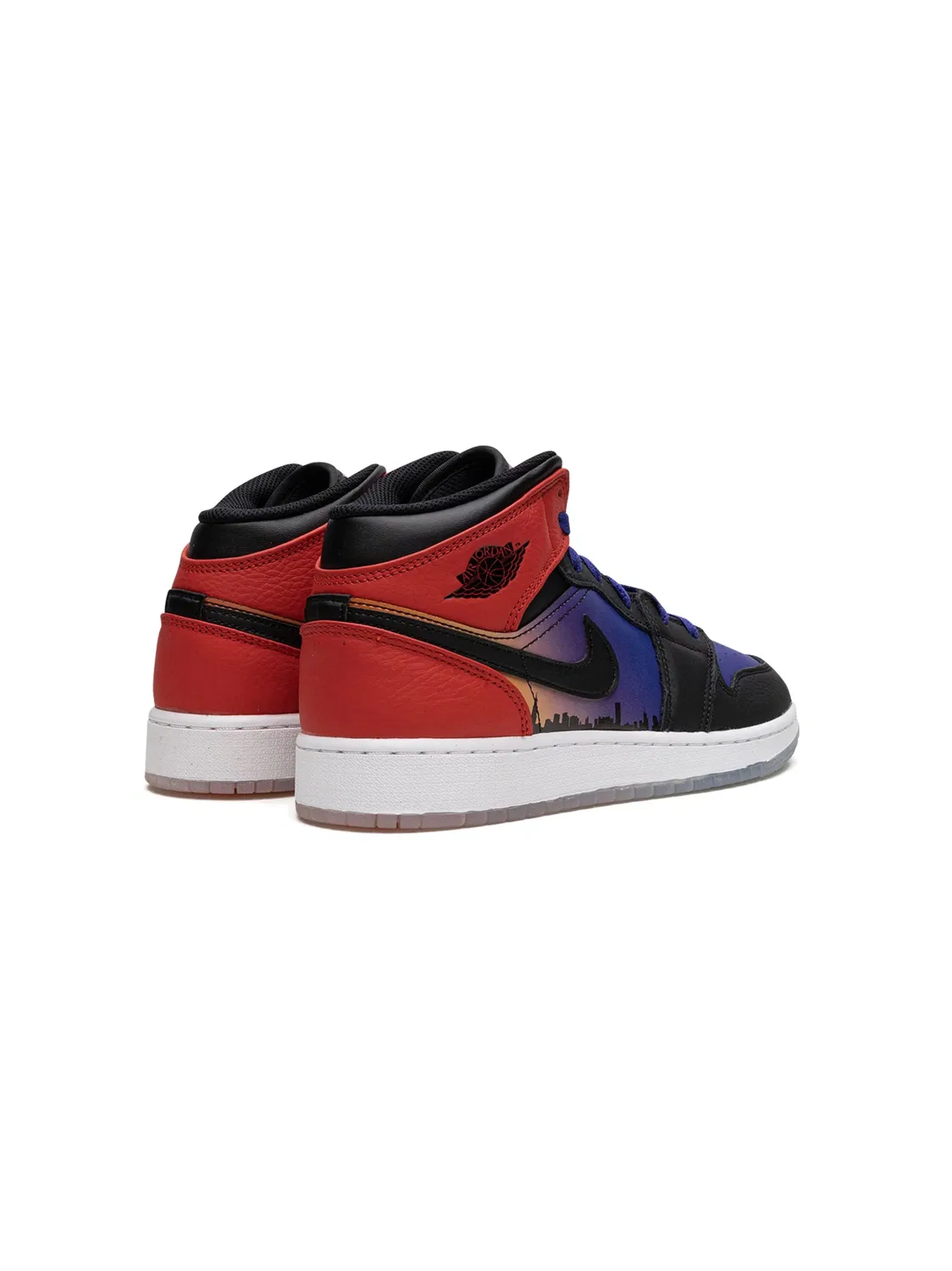 Кроссовки Air Jordan 1 Mid SS "Skyline", синий — фото 3