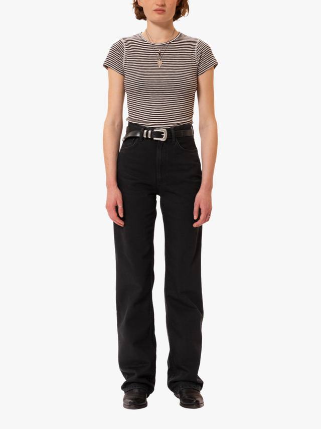 

Джинсы из чистого органического хлопка eileen Nudie Jeans, черный