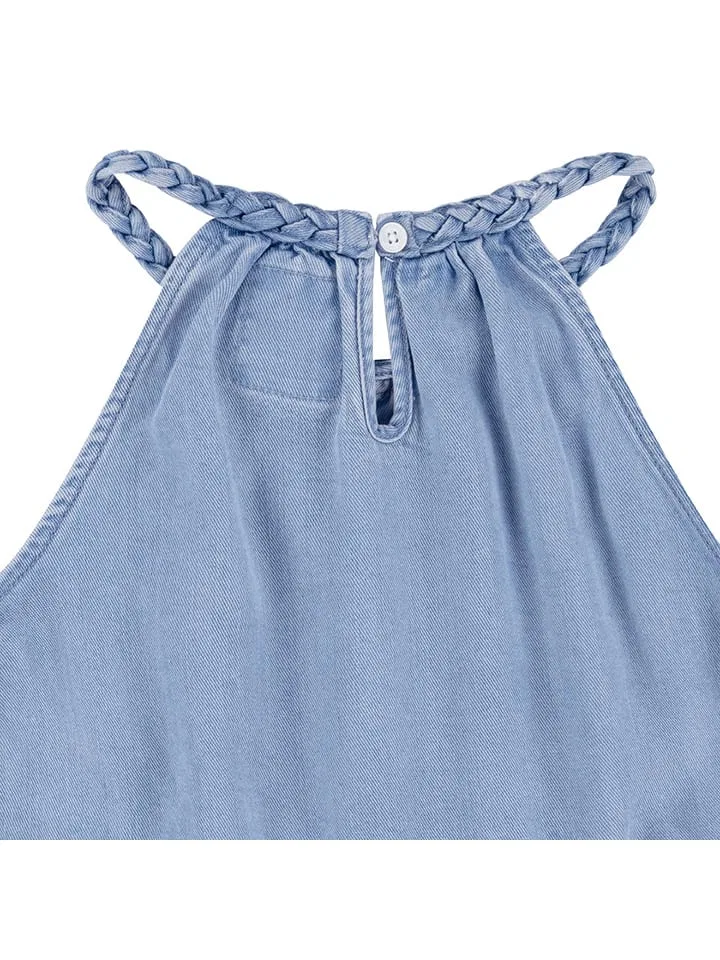 Платье в голубом цвете Levi'S Kids, голубой — фото 4