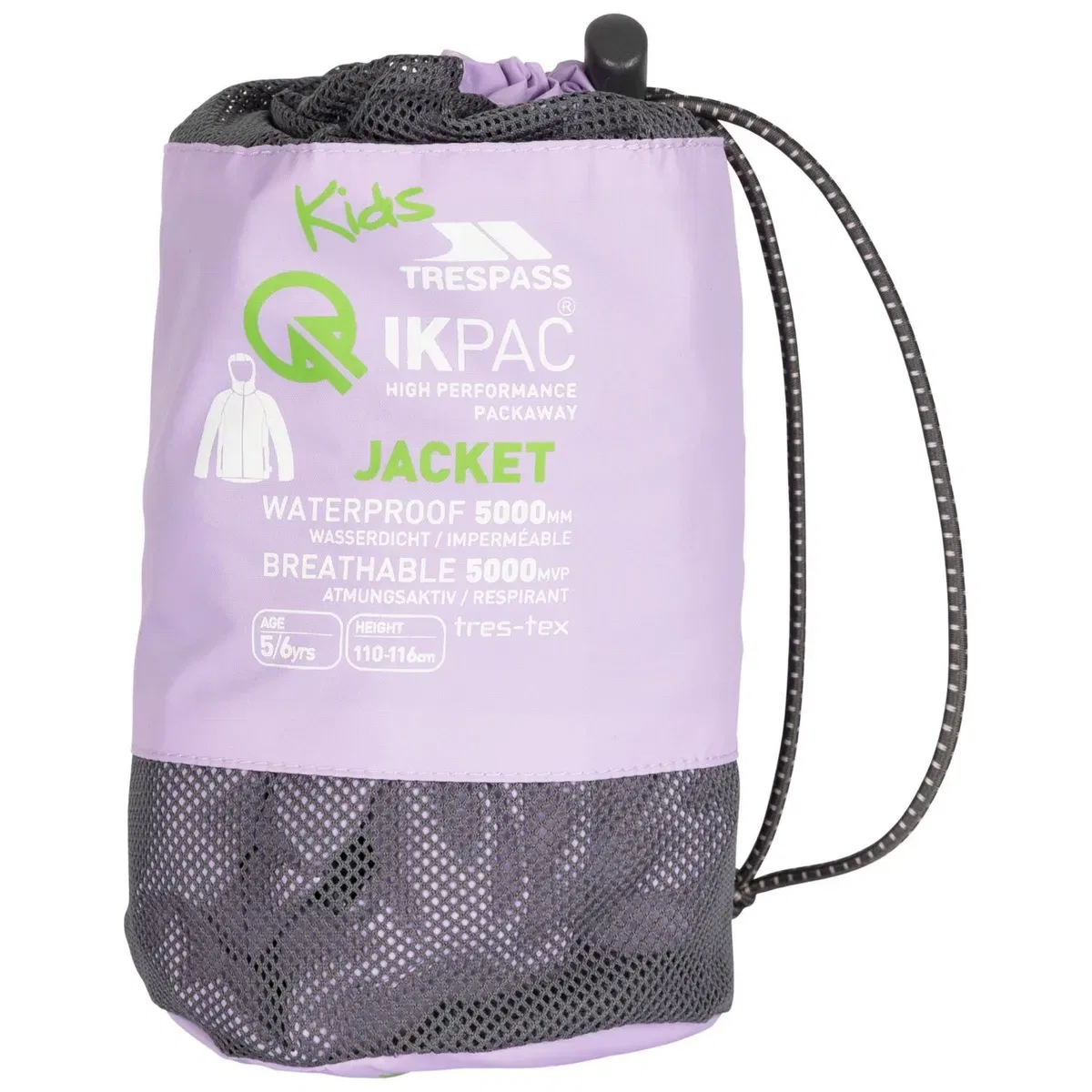 Детская куртка Qikpac Trespass, Purple — фото 3