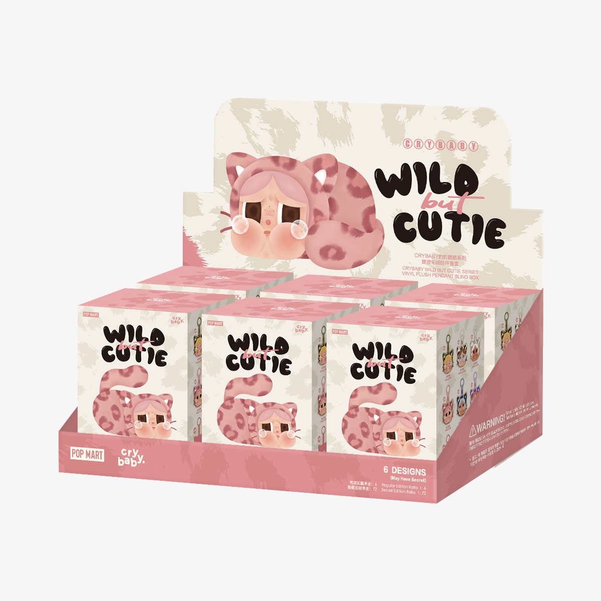 

Бокс с фигурками Pop Mart CRYBABY Wild but Cutie Series, 6 предметов