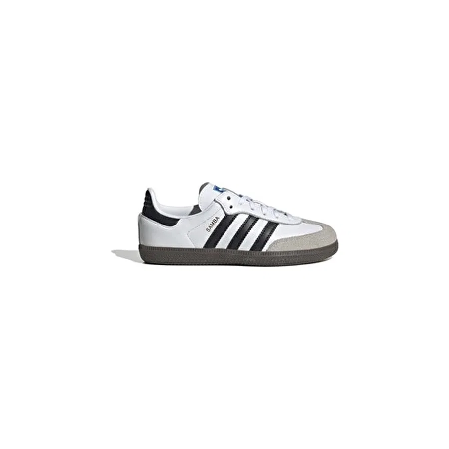 Детские кроссовки с шнуровкой Samba OG C adidas, Белый