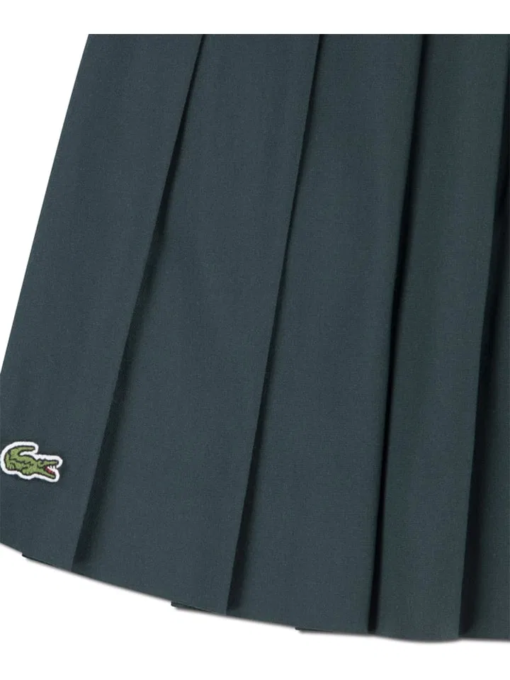 Юбка плиссированная Lacoste Kids, зеленый — фото 3