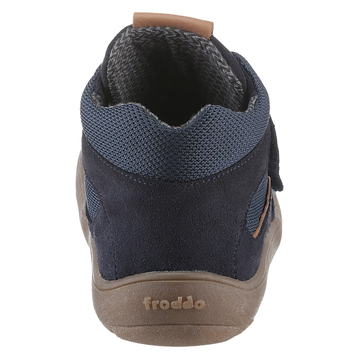 Детские зимние ботинки для ходьбы босиком с мембраной TEX froddo, Dark Blue — фото 2